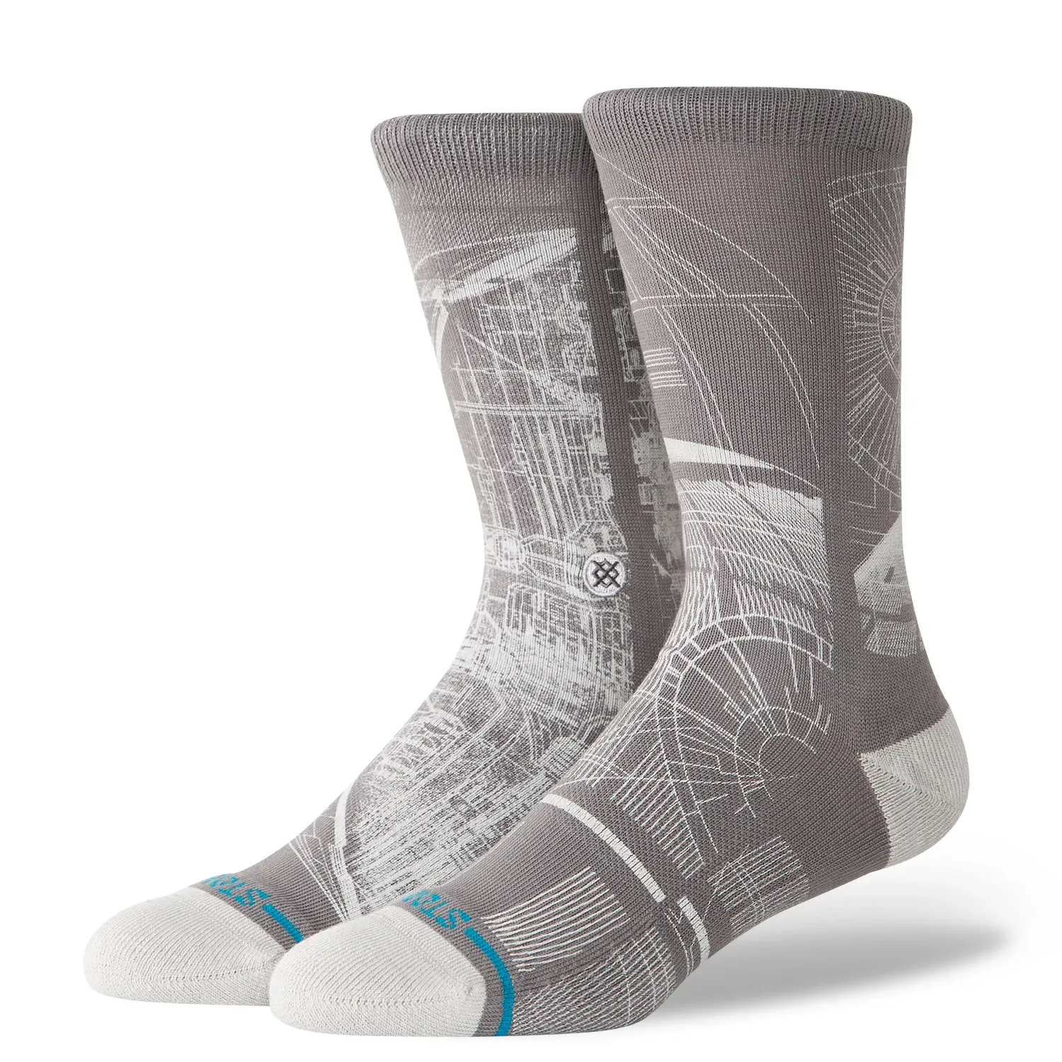 STANCE X STAR WARS DEATH STAR CREW SOCKS