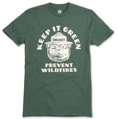 AMERICAN NEEDLE SMOKEY BEAR RED LABEL TEE