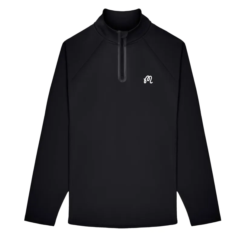 MALBON GOLF PERFORMANCE RAGLAN QUARTER ZIP 