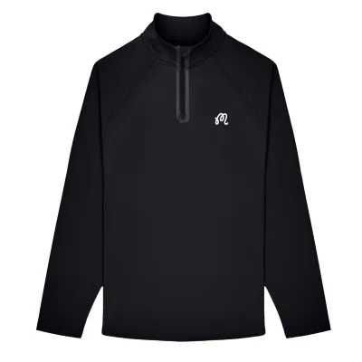 MALBON GOLF PERFORMANCE RAGLAN QUARTER ZIP 