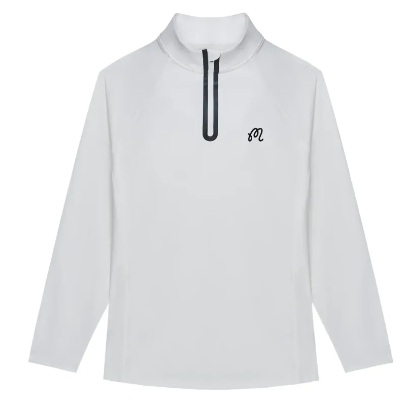 MALBON GOLF PERFORMANCE RAGLAN QUARTER ZIP