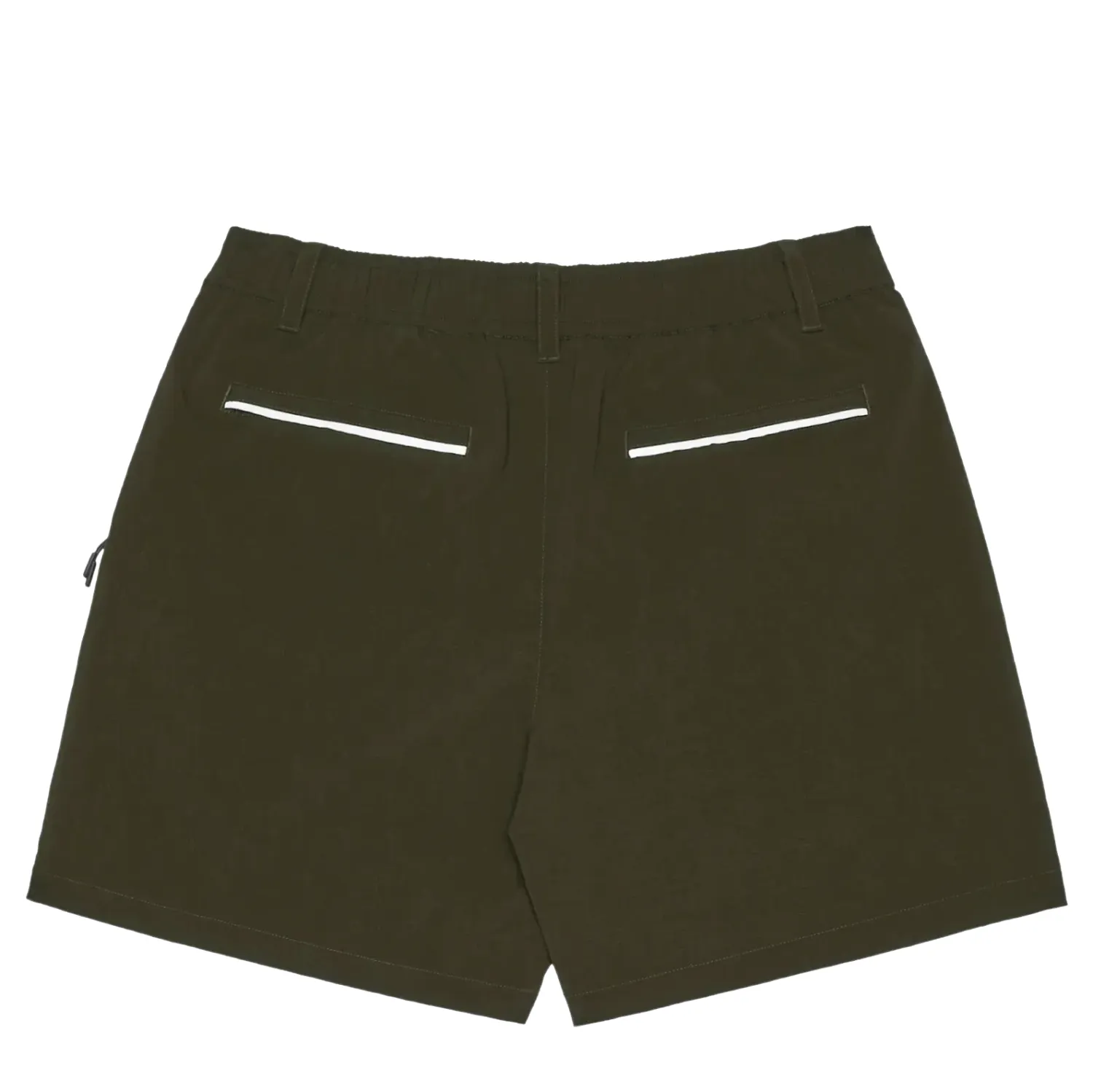 Malbon Golf Riva Nylon Shorts Cypress Green – Stretch Golf Shorts