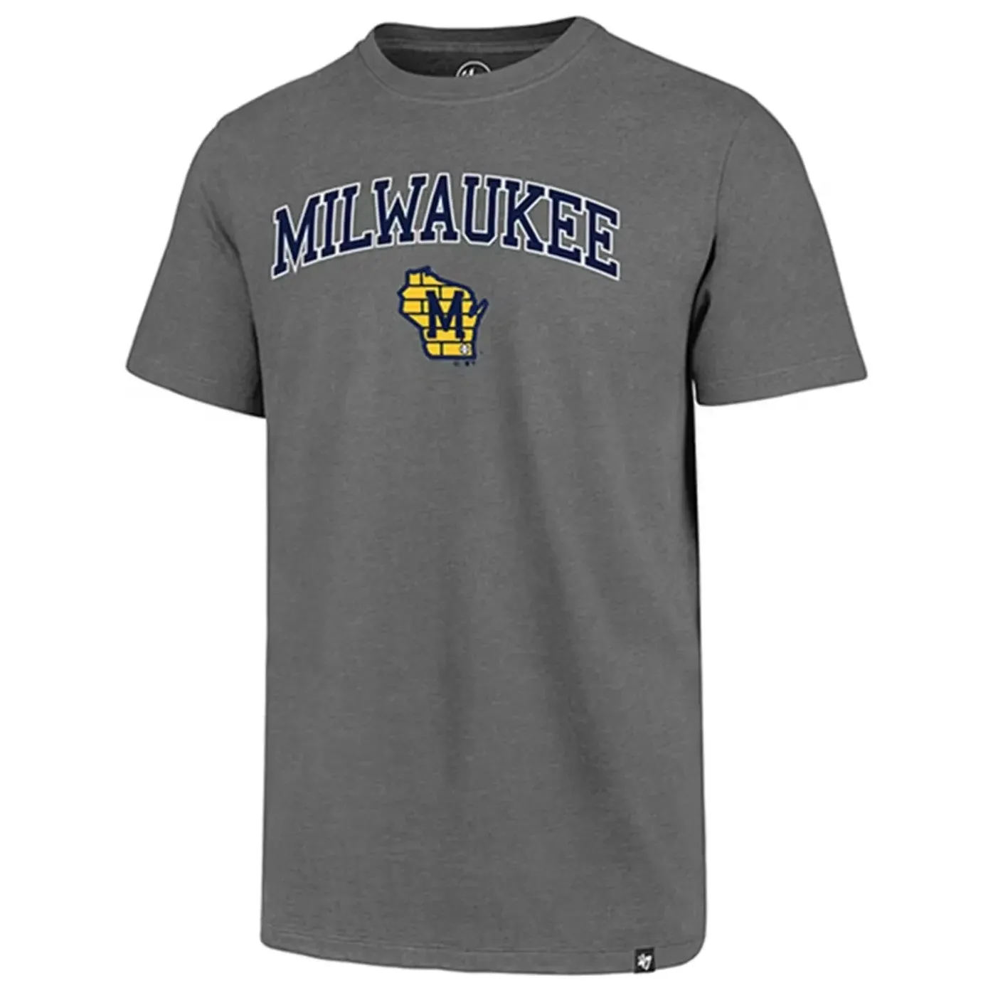 &#39;47 BRAND MILWAUKEE BREWERS ARCH GAME CLUB TEE
