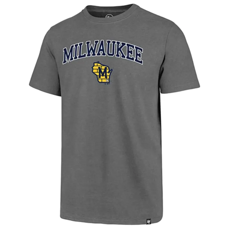 &#39;47 BRAND MILWAUKEE BREWERS ARCH GAME CLUB TEE
