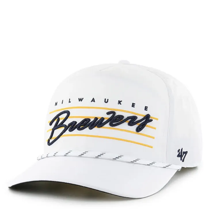 ’47 BRAND MILWAUKEE BREWERS DOWNBURST HITCH SNAPBACK HAT