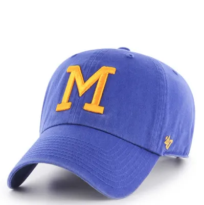 ‘47 BRAND MILWAUKEE BREWERS COOPERSTOWN M CLEAN UP HAT