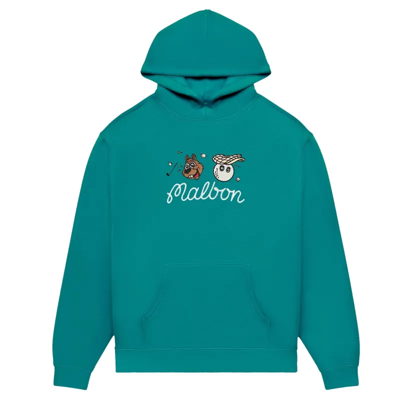 MALBON GOLF TWO MAN SCRAMBLE PULLOVER HOODIE