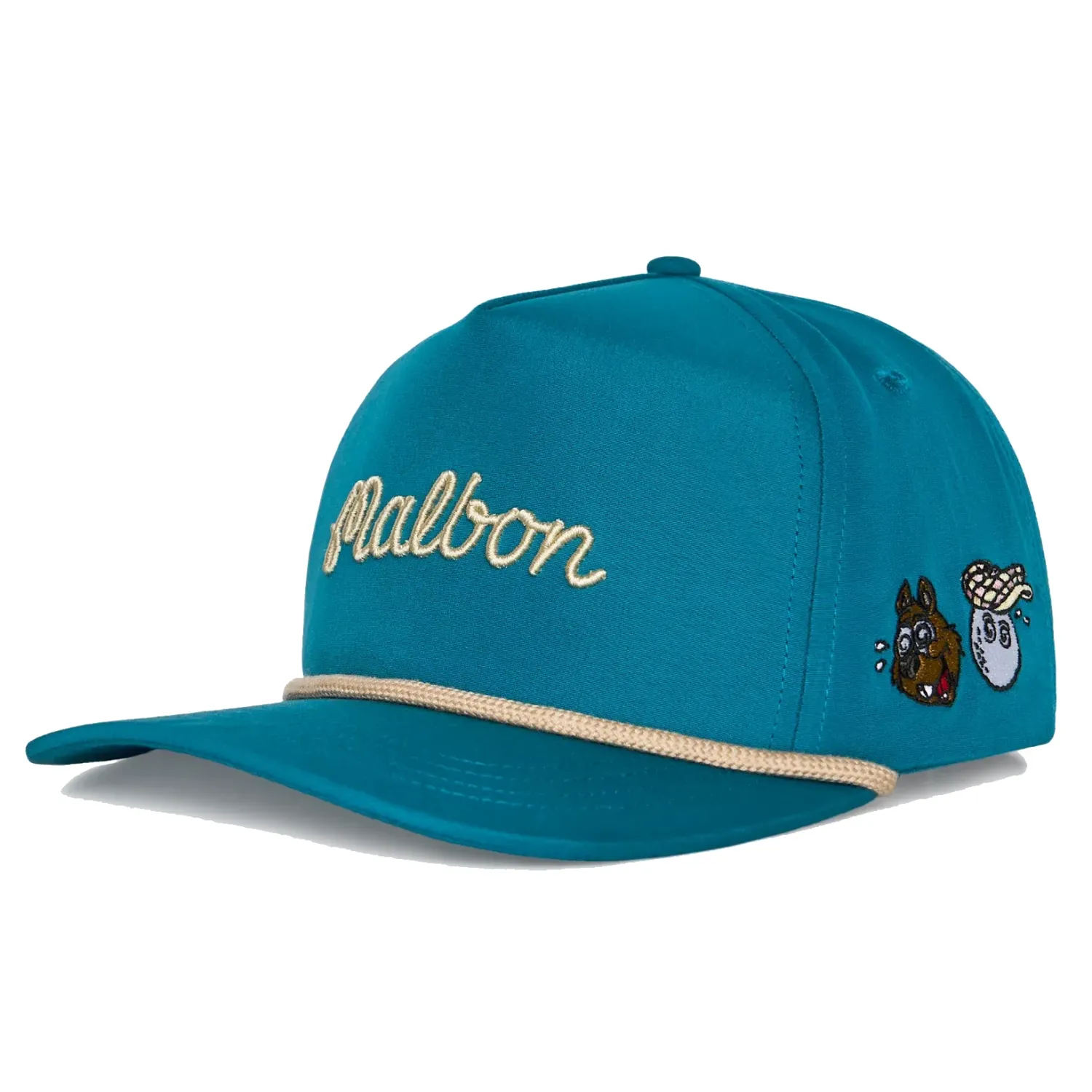 【MALBON GOLF】 [Two Man Scramble] Nylon Rope Hat / 追跡付 Two Man Scramble Nylon Rope Hat 'Light Khaki' – TĀKOUT NY