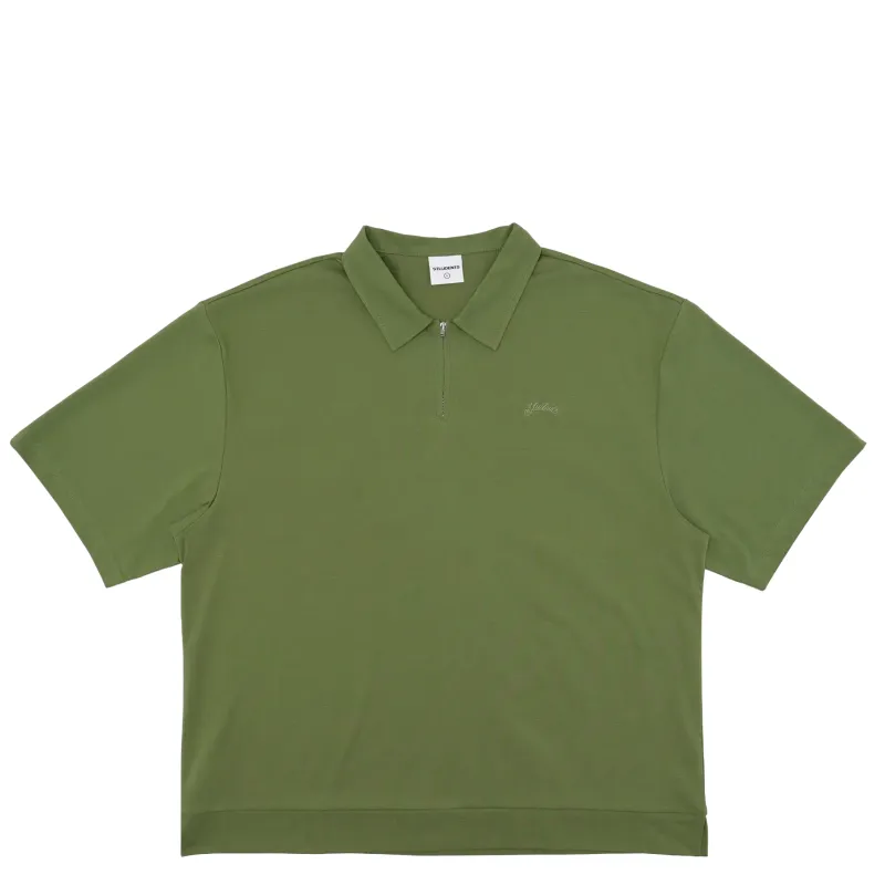 STUDENTS GOLF LANSER JERSEY ZIP POLO SHIRT