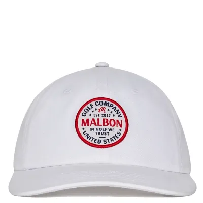 MALBON GOLF IN GOLF WE TRUST PAINTERS HAT