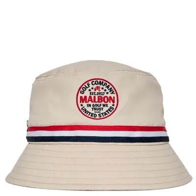 MALBON GOLF IN GOLF WE TRUST BUCKET HAT