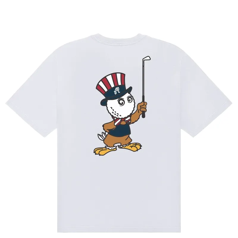 MALBON GOLF EAGLE BUCKETS POCKET TEE 