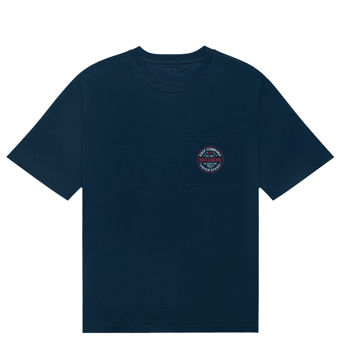 MALBON GOLF EAGLE BUCKETS POCKET TEE