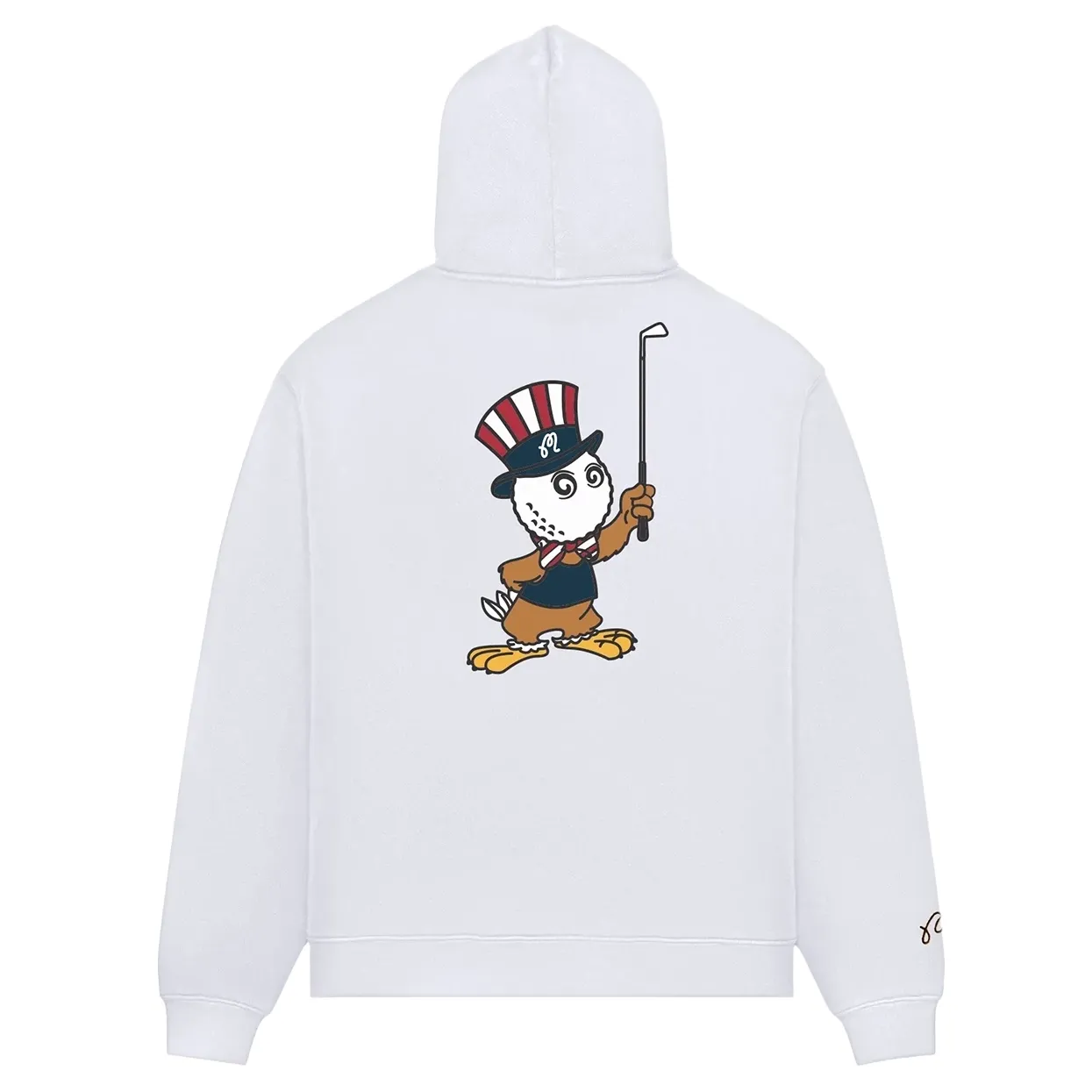 MALBON GOLF EAGLE BUCKETS PULLOVER HOODIE