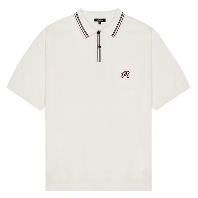 MALBON GOLF CAMPANIA KNIT POLO SHIRT  