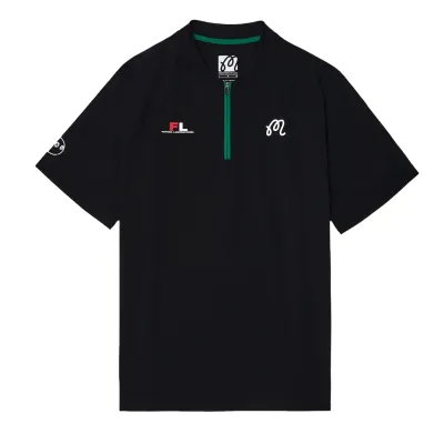 MALBON GOLF FUTURA ZIP RAGLAN BLADE POLO  