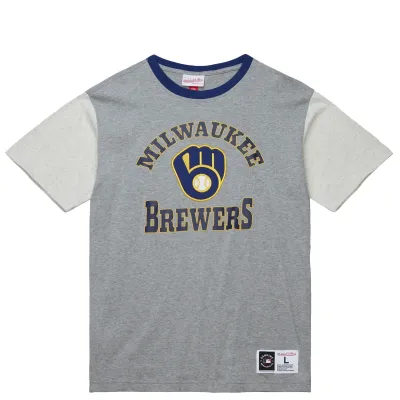 MITCHELL &amp; NESS MILWAUKEE BREWERS HERITAGE COLLECTION PREMIUM TEE
