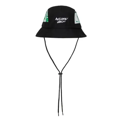 MALBON GOLF FUTURA TAG BUCKET HAT
