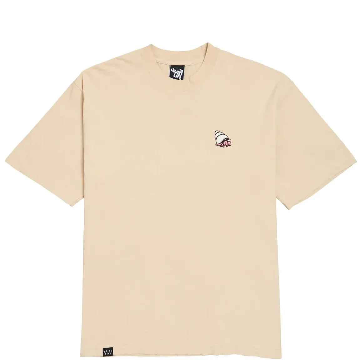 THE QUIET LIFE SMOKING CRAB EMBROIDERED TEE
