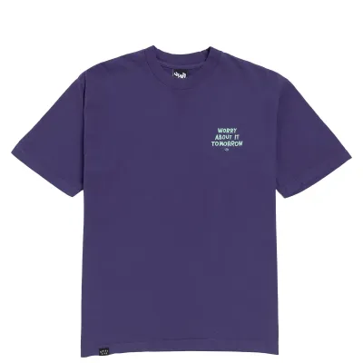 THE QUIET LIFE WORRY ABOUT IT TOMORROW EMBROIDERED TEE