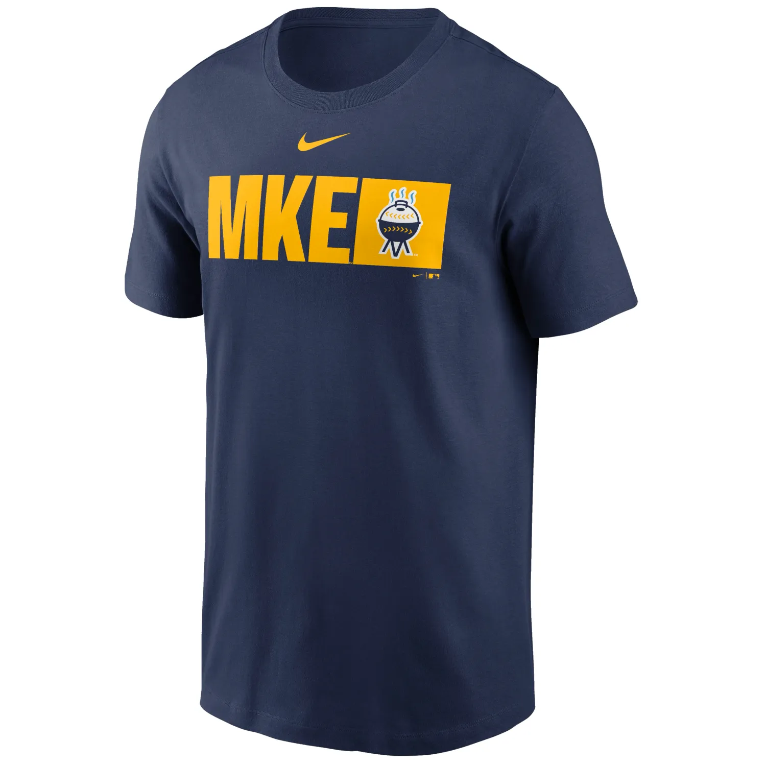 NIKE MILWAUKEE BREWERS MKE GRILL CITY CONNECT TEE