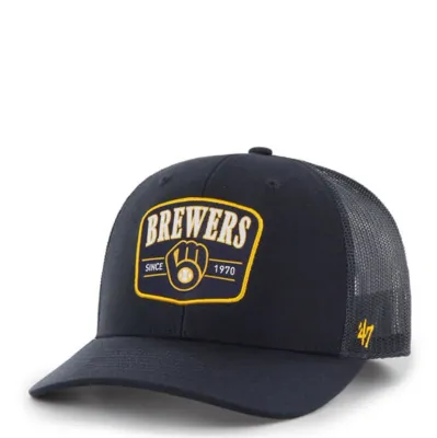 &#39;47 BRAND MILWAUKEE BREWERS SQUAD TRUCKER HAT