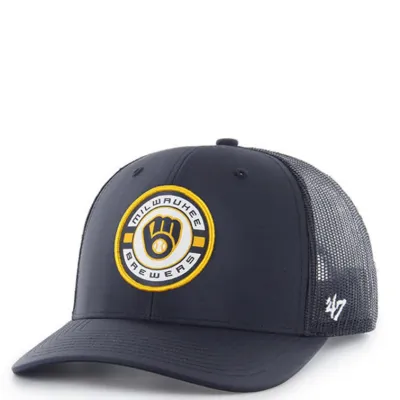 &#39;47 BRAND MILWAUKEE BREWERS BERM TRUCKER HAT