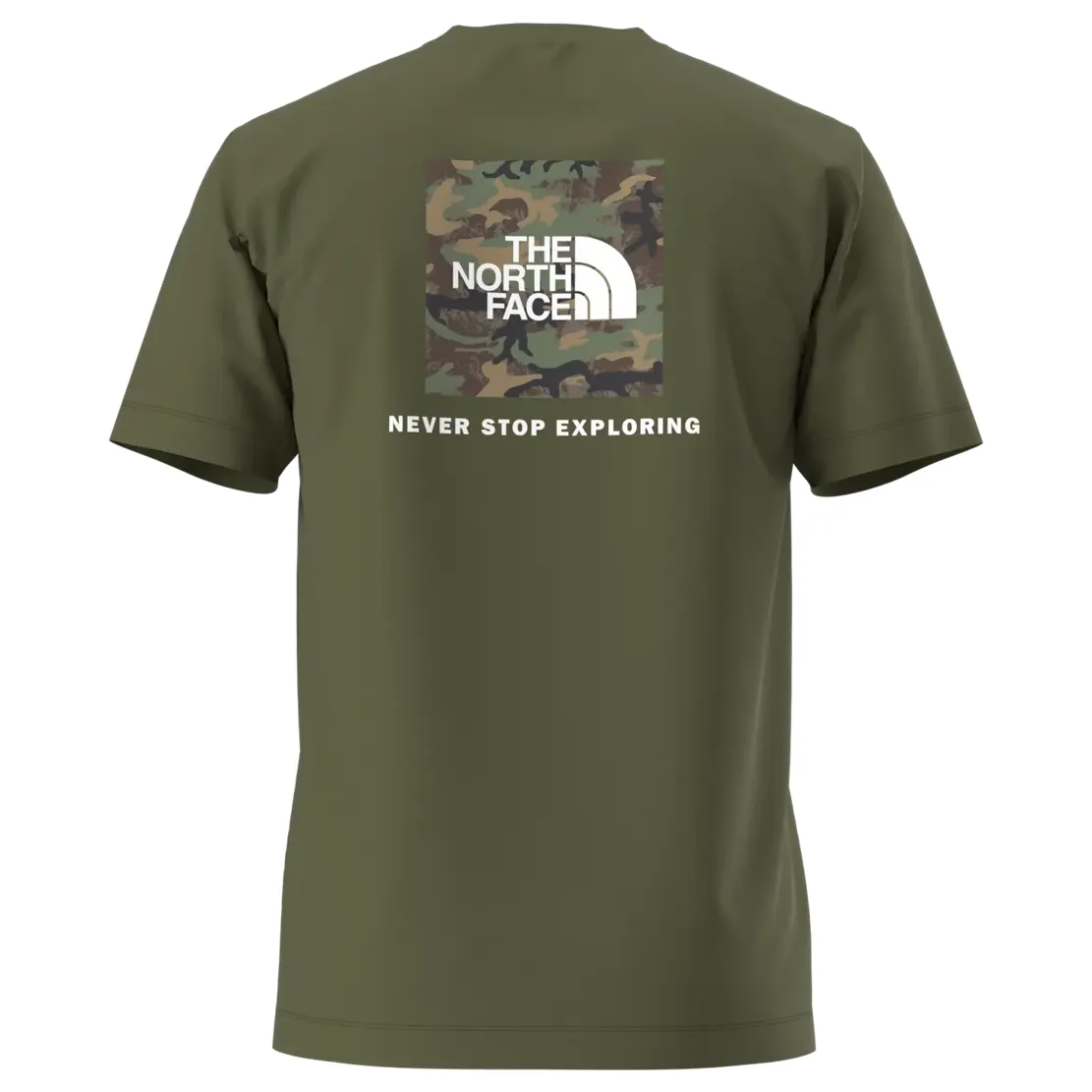 THE NORTH FACE EVOLUTION BOX CAMO FILL TEE