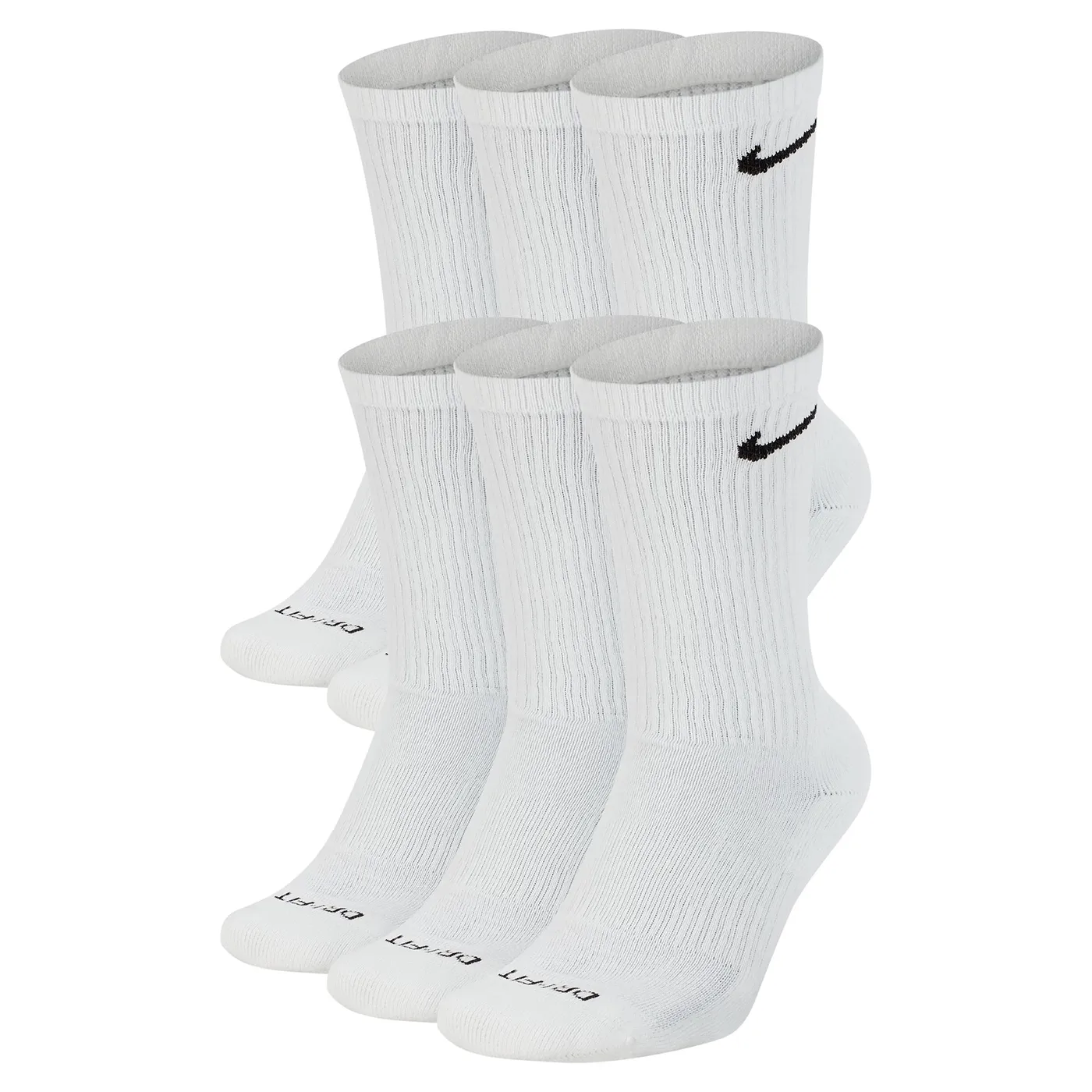 NIKE EVERYDAY PLUS SOCKS 6-PACK