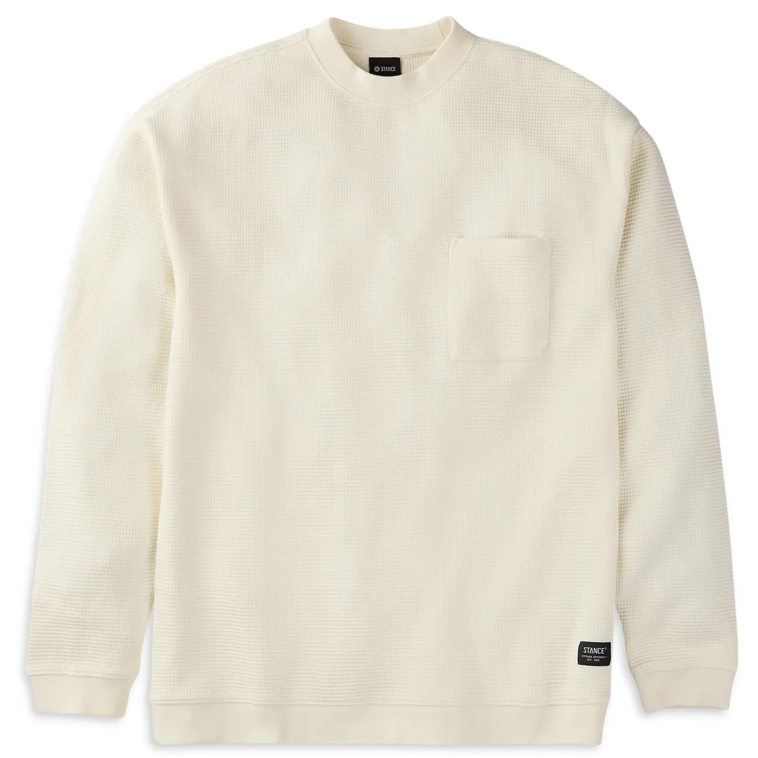 STANCE WAFFLE CREWNECK SWEATSHIRT