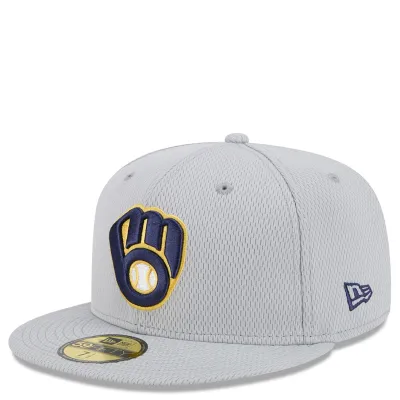 NEW ERA MILWAUKEE BREWERS CLUBHOUSE 59FIFTY FITTED HAT
