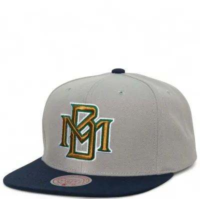 MITCHELL &amp; NESS MILWAUKEE BREWERS AWAY COOPERSTOWN SNAPBACK HAT