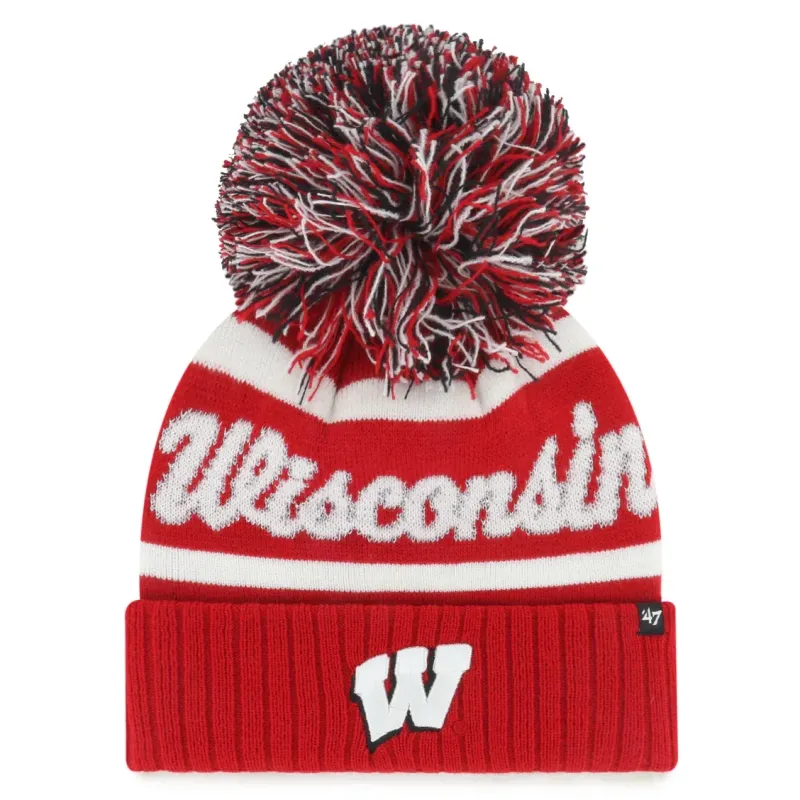 &#39;47 BRAND WISCONSIN BADGERS WOMEN&#39;S SPIRITED CUFF BEANIE