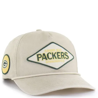 &#39;47 BRAND GREEN BAY PACKERS CAIRN HITCH SNAPBACK HAT