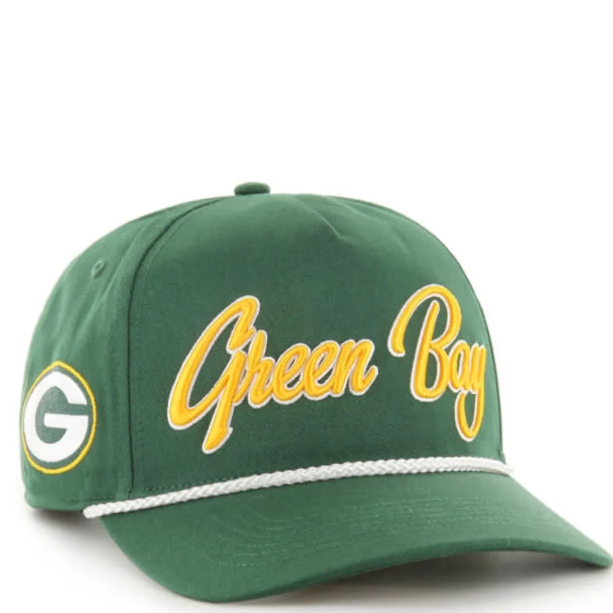&#39;47 BRAND GREEN BAY PACKERS OVERHAND HITCH SNAPBACK HAT