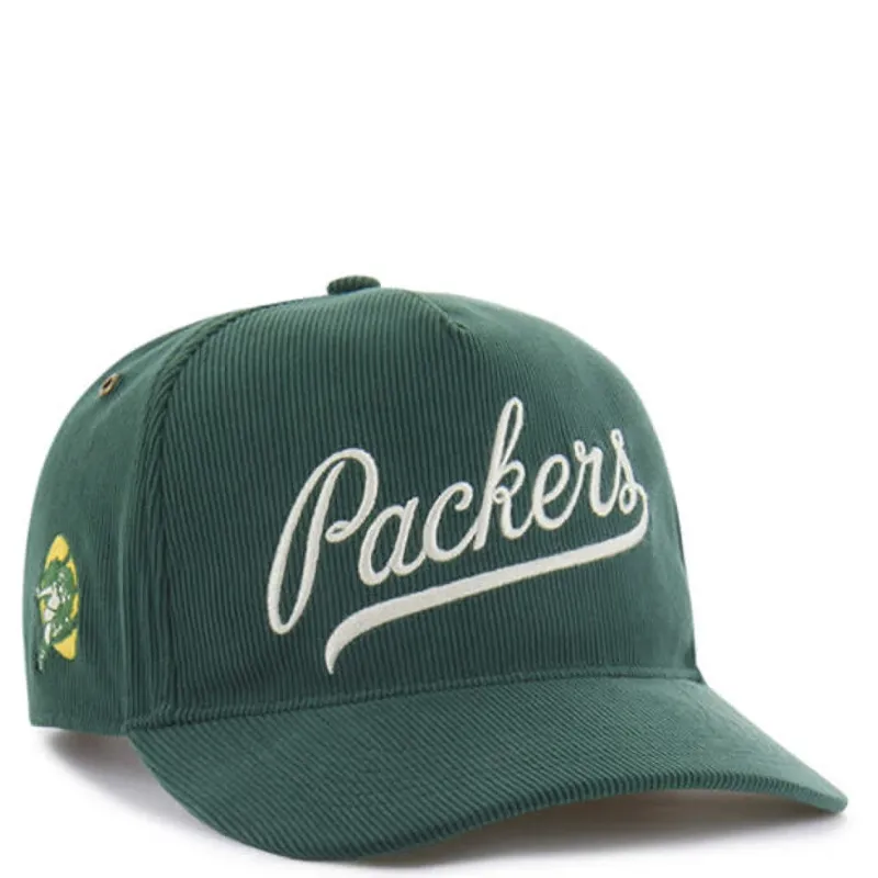 &#39;47 BRAND GREEN BAY PACKERS GOLDEN AGE CORD HITCH STRAPBACK HAT