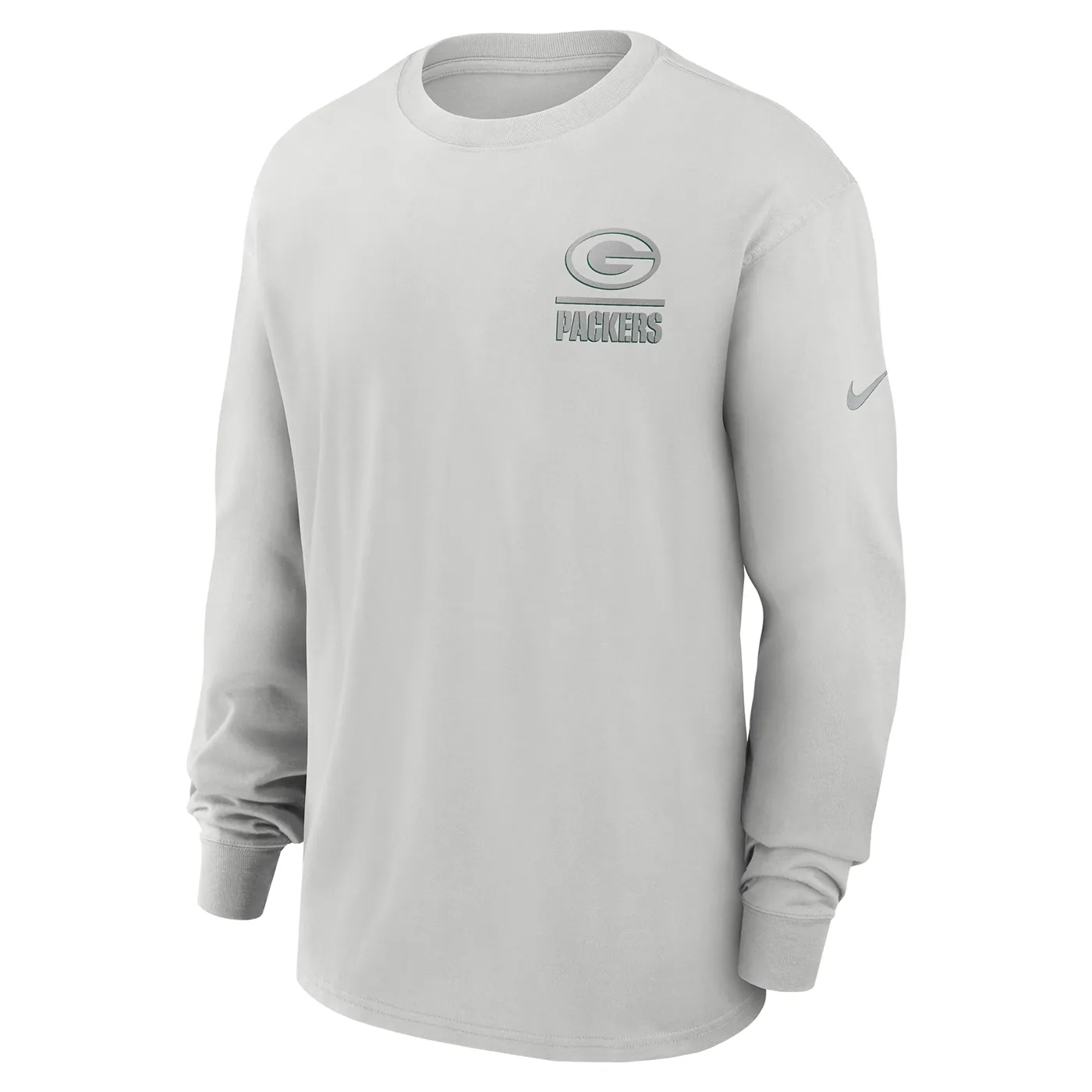 NIKE GREEN BAY PACKERS ESSENTIAL HEAVYWEIGHT LONG SLEEVE TEE