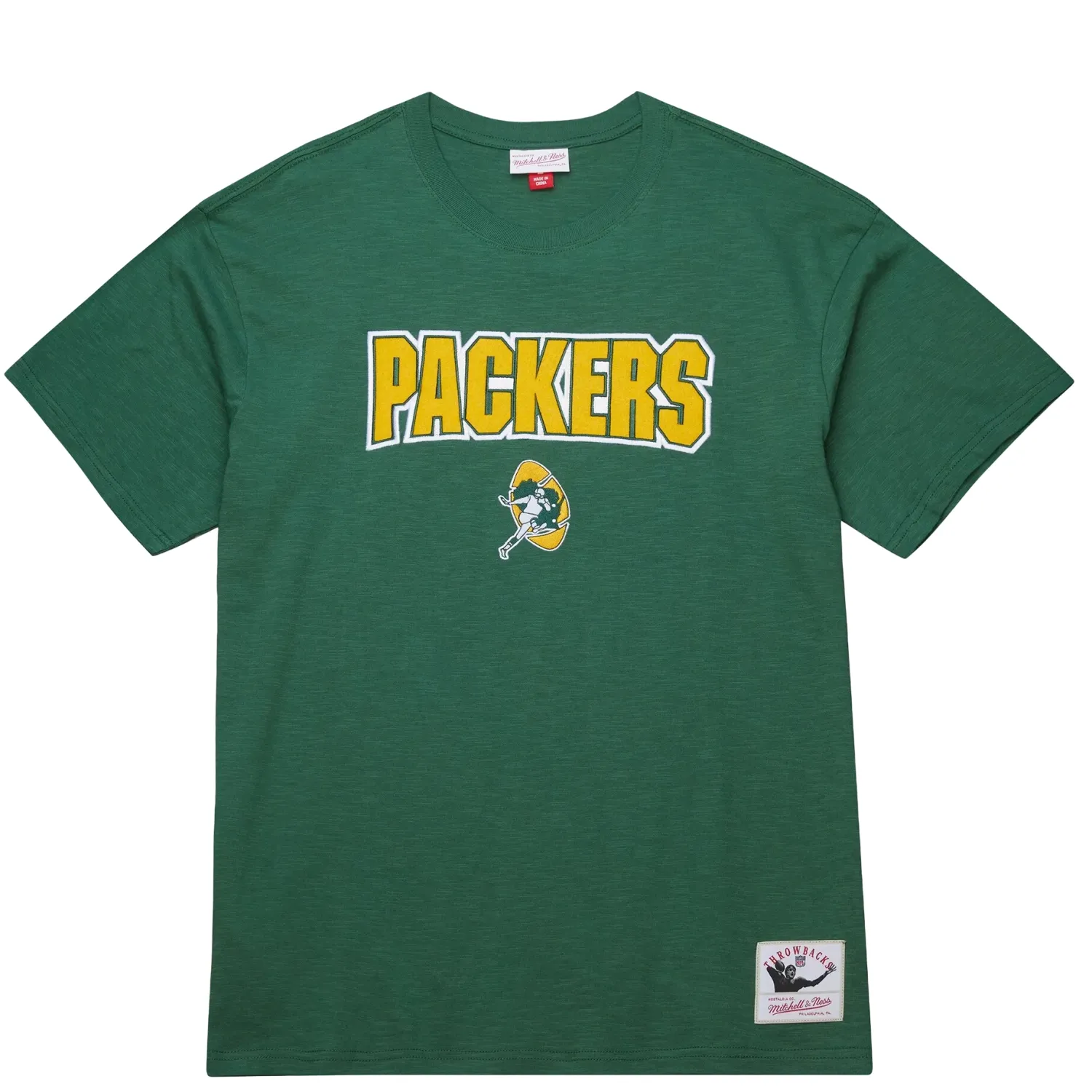 MITCHELL &amp; NESS GREEN PACKERS LEGENDARY SLUB TEE