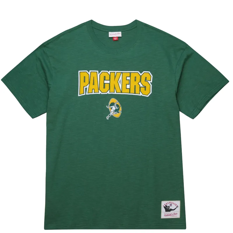 MITCHELL &amp; NESS GREEN PACKERS LEGENDARY SLUB TEE