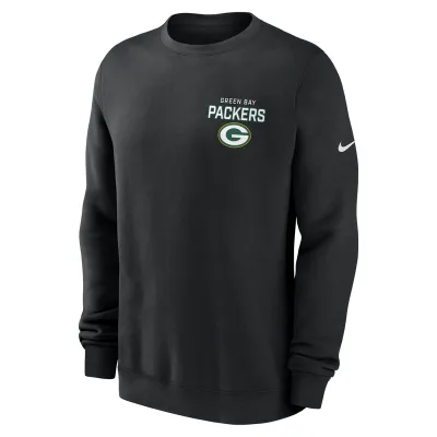 NIKE GREEN BAY PACKERS CLUB CREWNECK SWEATSHIRT