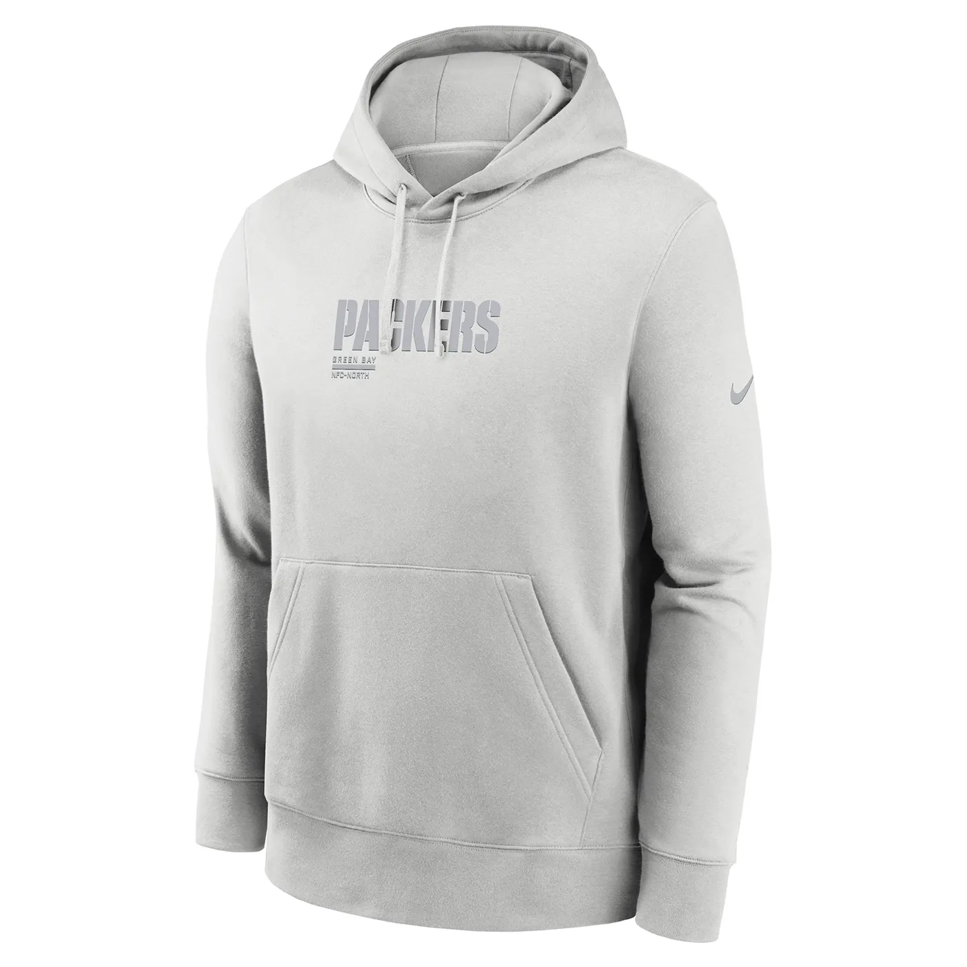 NIKE GREEN BAY PACKERS FRENCH TERRY CLUB PULLOVER HOODIE