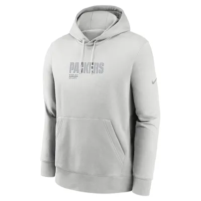 NIKE GREEN BAY PACKERS FRENCH TERRY CLUB PULLOVER HOODIE