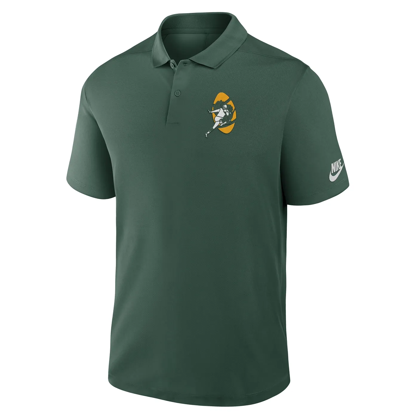NIKE GREEN BAY PACKERS REWIND VICTORY POLO SHIRT