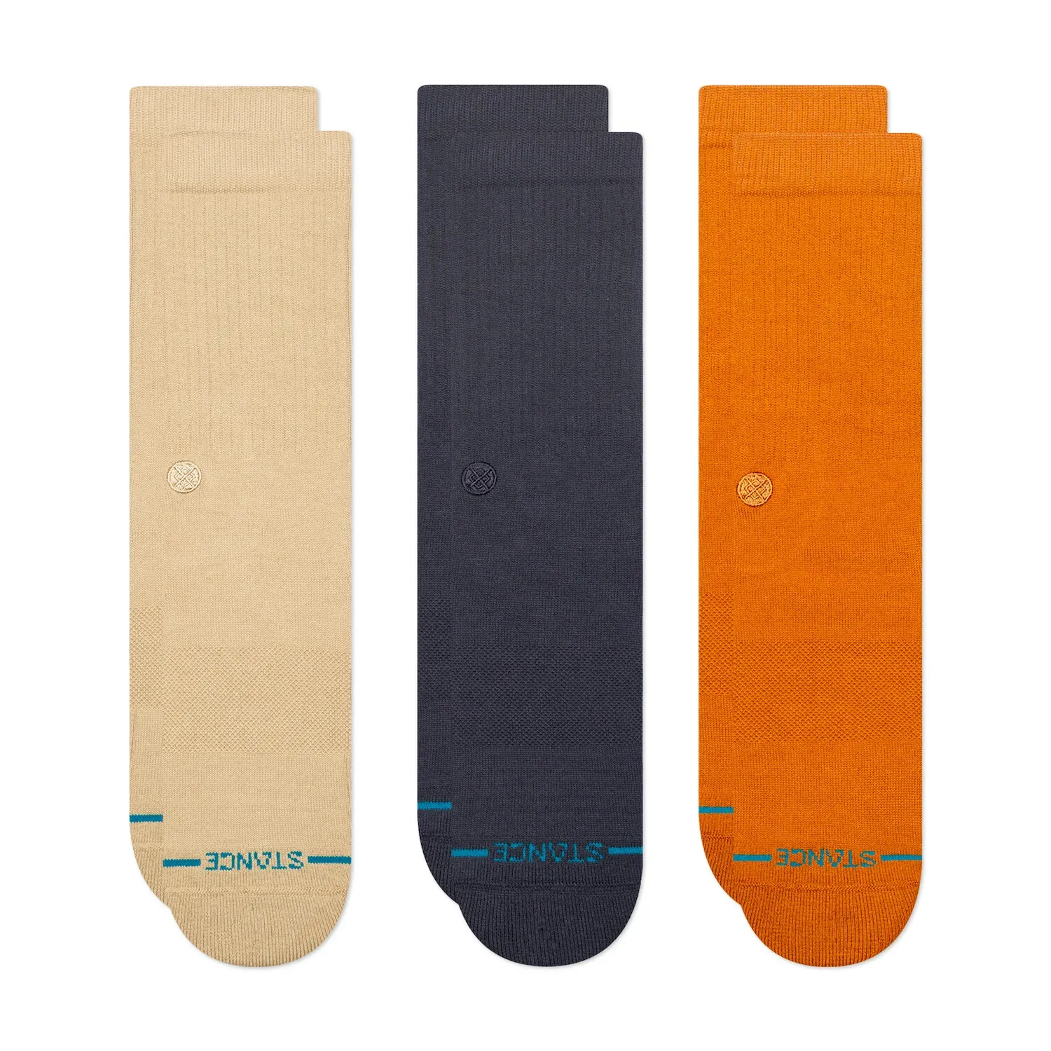 STANCE ICON 3-PACK CREW SOCKS