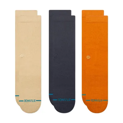 STANCE ICON 3-PACK CREW SOCKS