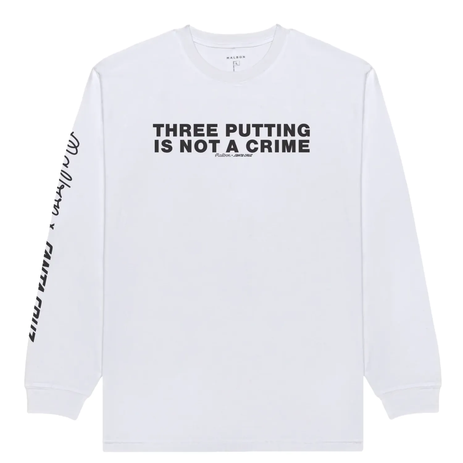 MALBON GOLF GORSE SANTA CRUZ LONG SLEEVE TEE