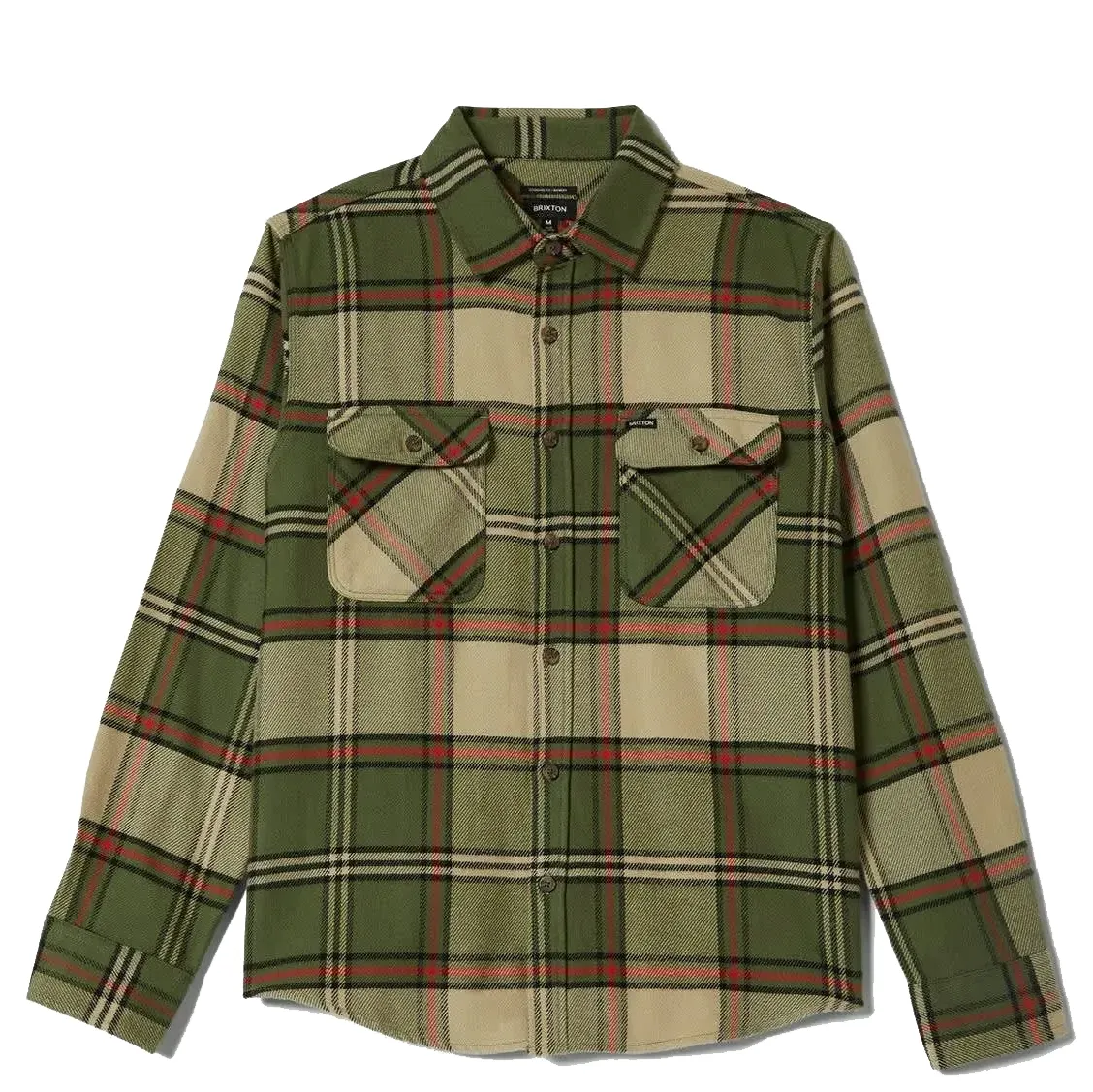 BRIXTON BOWERY LONG SLEEVE FLANNEL SHIRT