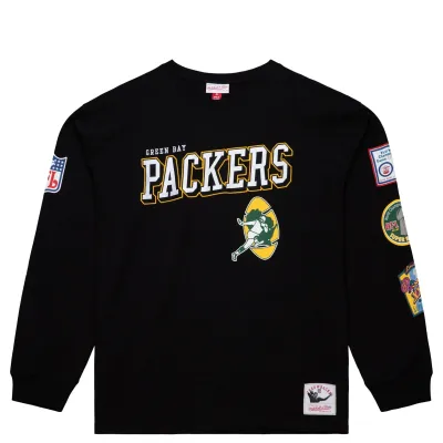 MITCHELL &amp; NESS GREEN BAY PACKERS TRAINING CAMP LONG SLEEVE TEE