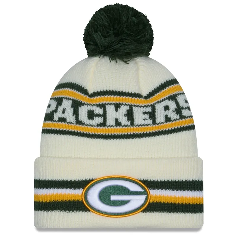 NEW ERA GREEN BAY PACKERS CLASSIC KNIT POM BEANIE