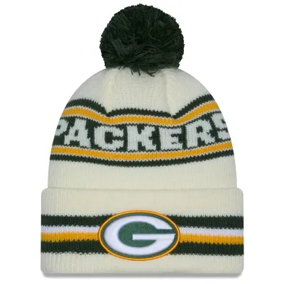 NEW ERA GREEN BAY PACKERS CLASSIC KNIT POM BEANIE